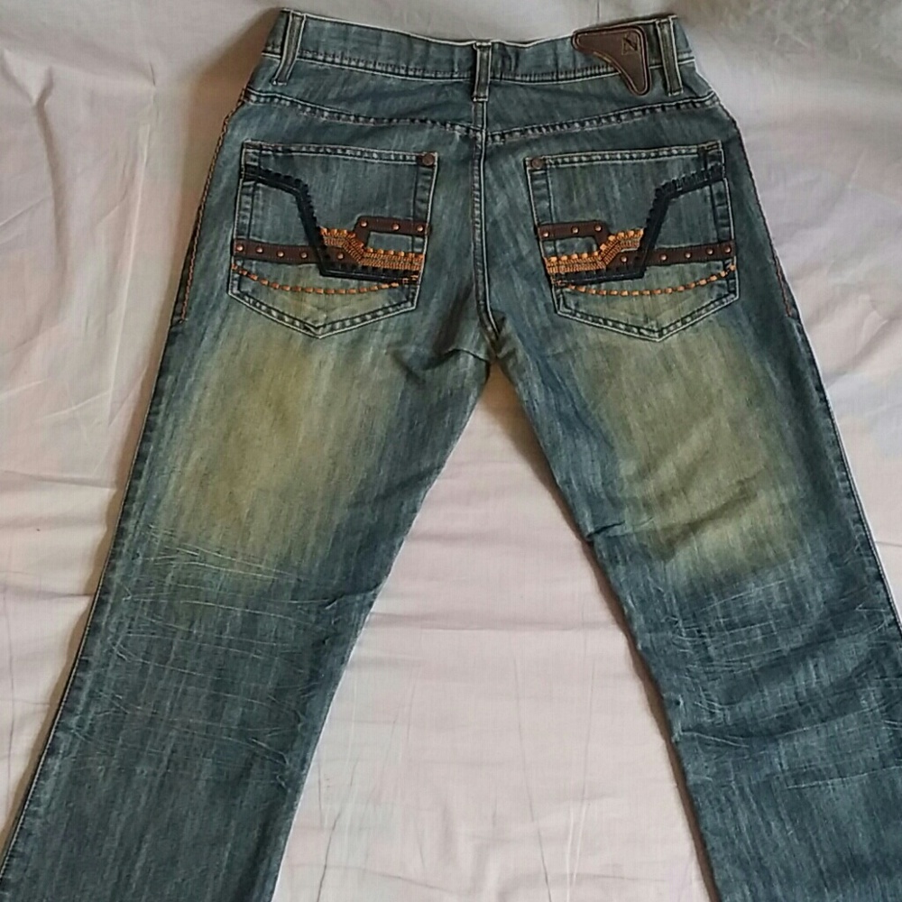 Men's Pants Blue Jeans 34x30 Denim